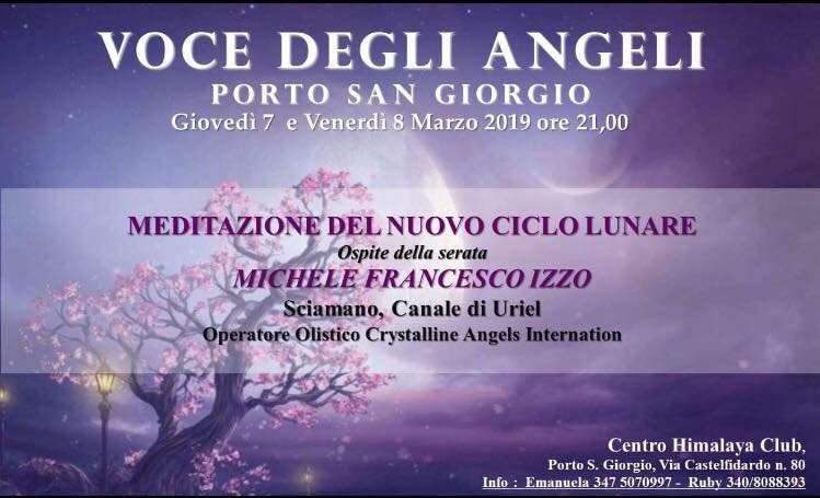 Meditazione Michele Francesco Izzo porto san giorgio