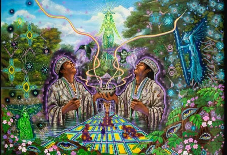 Meditazione con fuoco e tamburo sciamano Michele Francesco Izzo