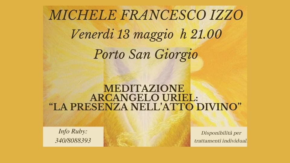 MEDITAZIONE Porto san Giorgio Michele Francesco Izzo