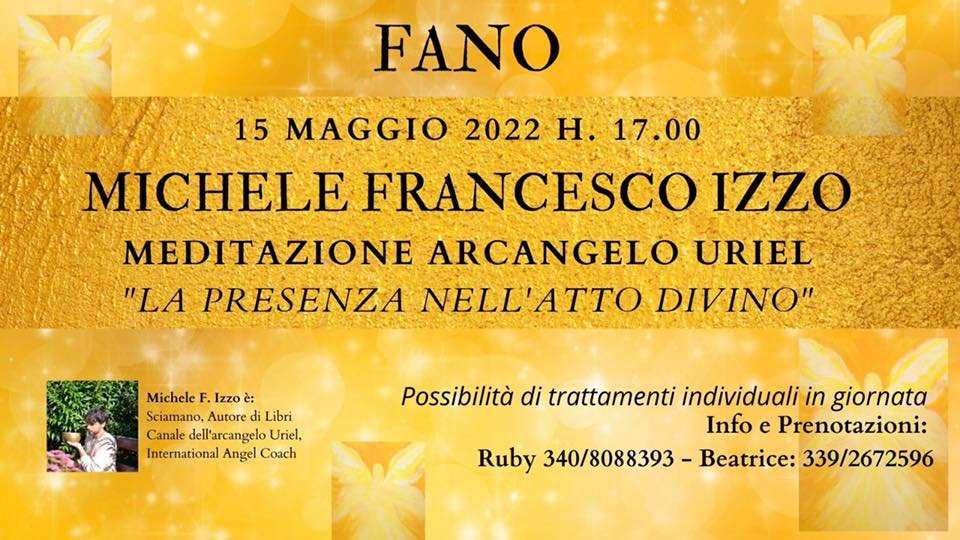 fano meditazione Michele Francesco Izzo