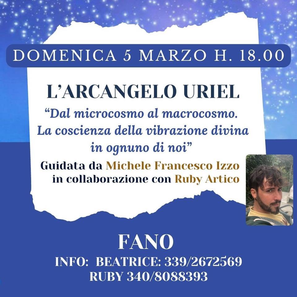 Meditazione a Fano Michelefrancesco Izzo febraio 2023