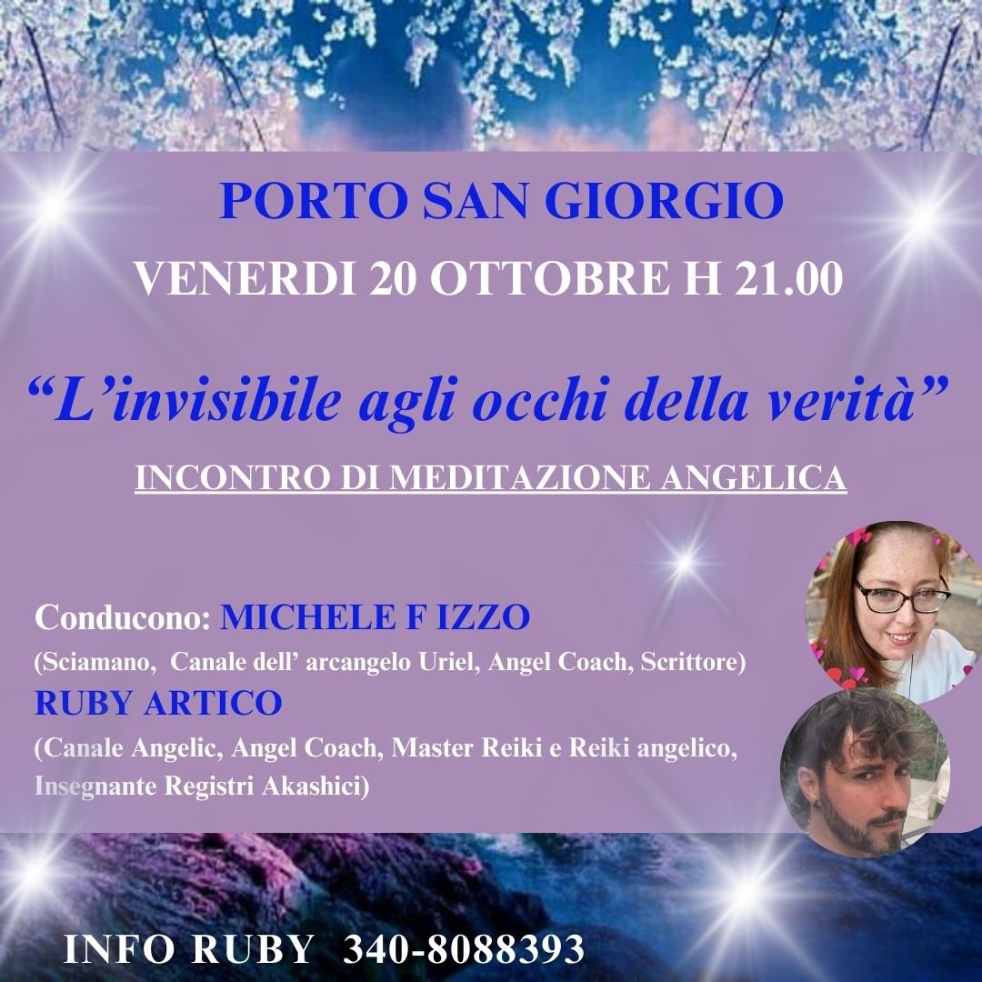 Meditazione Porto San Giorgio Michele francesco izzo