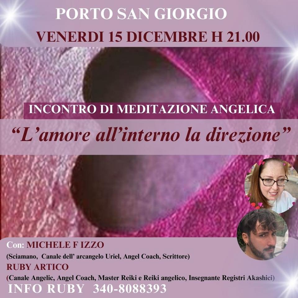 Meditazione a porto san Giorgio Michele Francesco Izzo